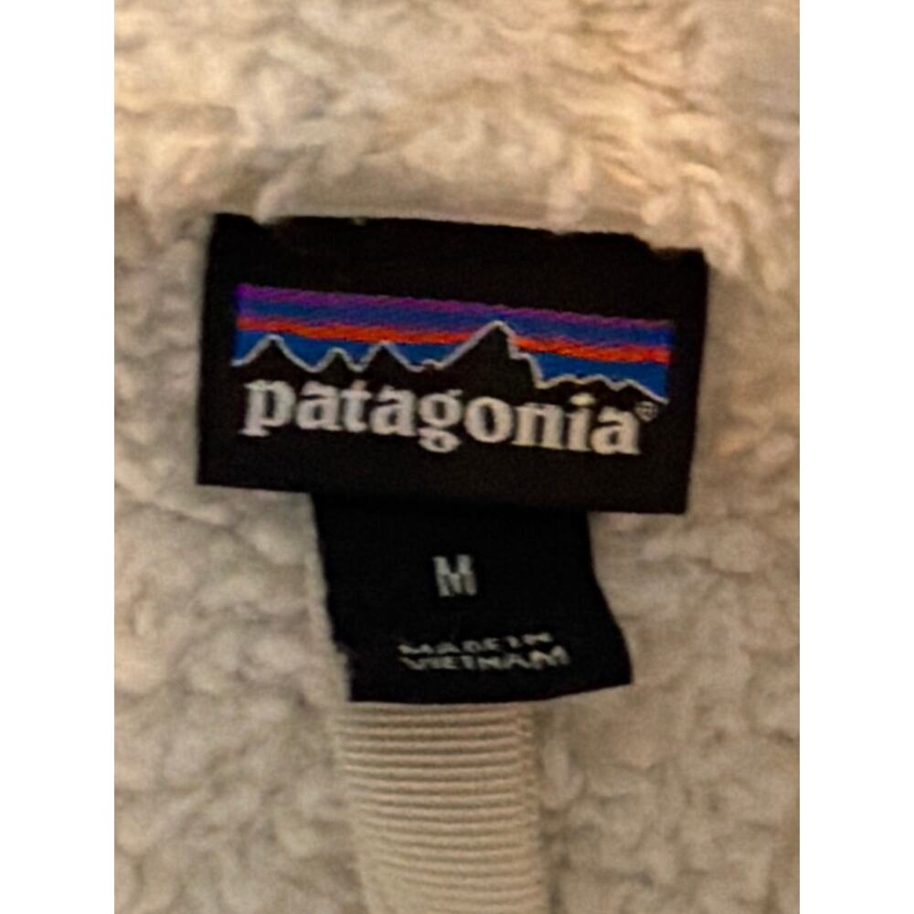 Patagonia Women’s Los Gatos 1/4 Zip Fleece Pullover Cream Ivory Size Medium - Picture 3 of 6
